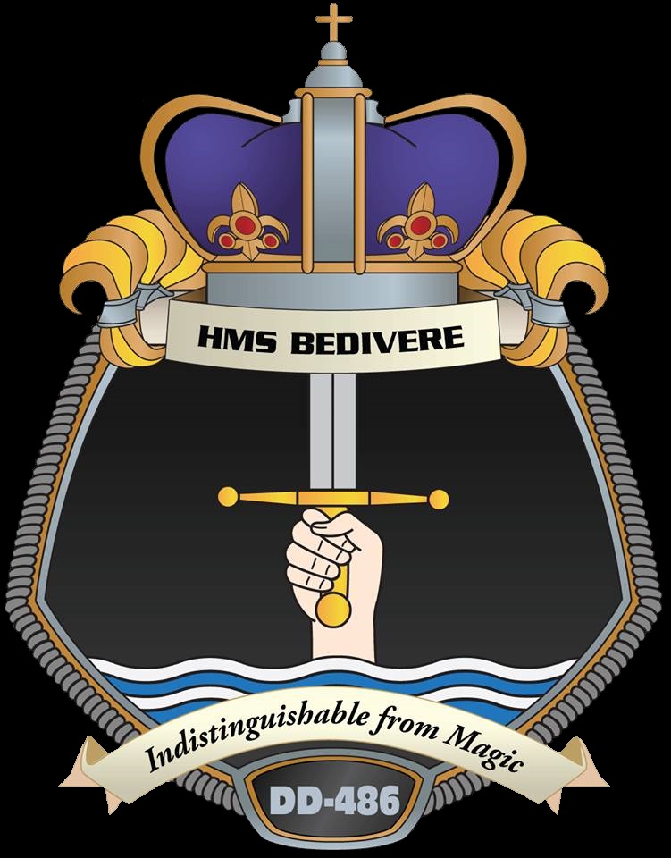 HMS Bedivere Crest